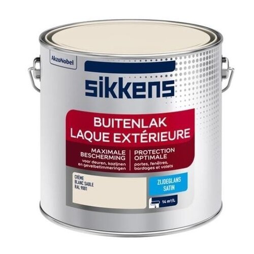 Sikkens Buitenlak Zijdeglans - RAL 9001 Sikkens Buitenlak Zijdeglans - RAL 9001