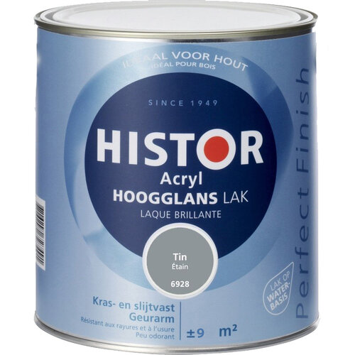 Histor Acryl Hoogglans Lak - Tin Histor Acryl Hoogglans Lak - Tin