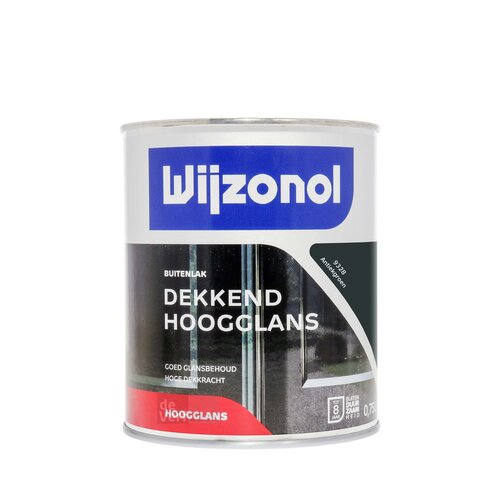 Wijzonol Dekkend Hoogglanslak 750 ml 9328 Antiekgroen Wijzonol Dekkend Hoogglanslak 750 ml 9328 Antiekgroen
