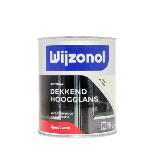 Wijzonol Dekkend Hoogglanslak 750 ml 9235 Roomwit