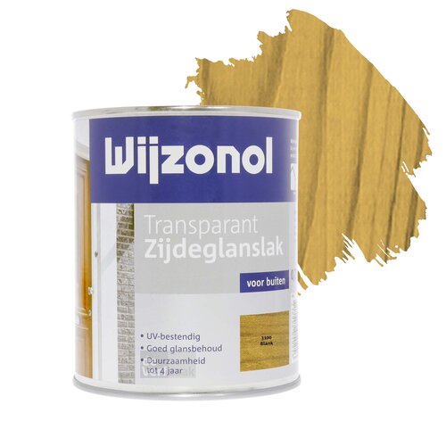 Wijzonol Transparant Zijdeglanslak 750 ml 3100 Blank Wijzonol Transparant Zijdeglanslak 750 ml 3100 Blank
