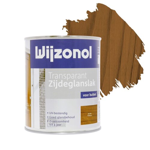 Wijzonol Transparant Zijdeglanslak 750 ml 3110 Eiken Wijzonol Transparant Zijdeglanslak 750 ml 3110 Eiken