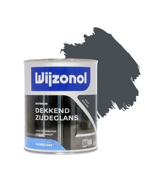 Wijzonol Dekkend Zijdeglanslak 750 ml 9121 Antraciet