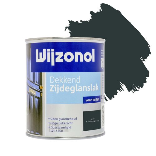 Wijzonol Dekkend Zijdeglanslak 750 ml 9277 Grachtengroen