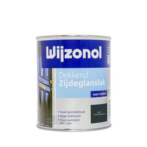 Wijzonol Dekkend Zijdeglanslak 750 ml 9277 Grachtengroen
