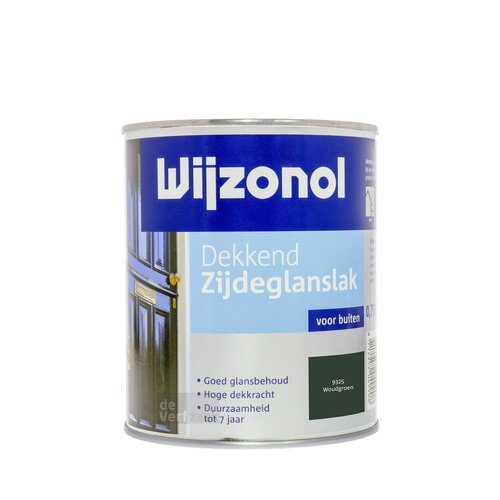 Wijzonol Dekkend Zijdeglanslak 750 ml 9325 Woudgroen