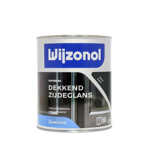 Wijzonol Dekkend Zijdeglanslak 750 ml 9450 Zwart Wijzonol Dekkend Zijdeglanslak 750 ml 9450 Zwart