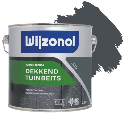 Wijzonol Dekkend Tuinbeits - Antraciet Wijzonol Dekkend Tuinbeits - Antraciet