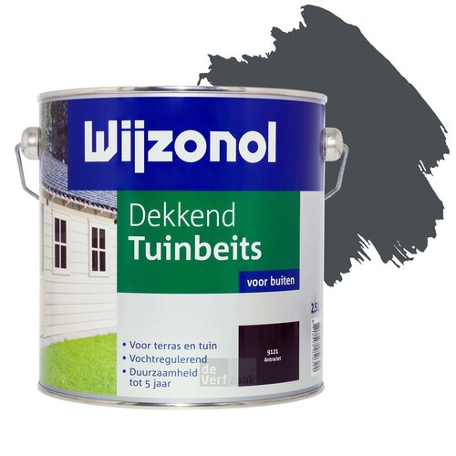 Wijzonol Dekkend Tuinbeits - Antraciet Wijzonol Dekkend Tuinbeits - Antraciet