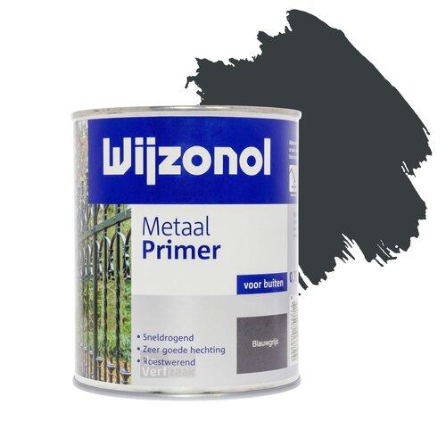 Wijzonol Metaal Primer 0,75 liter Blauwgrijs Wijzonol Metaal Primer 0,75 liter Blauwgrijs