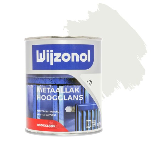 Wijzonol Metaallak Hoogglans RAL 9010 Wijzonol Metaallak Hoogglans RAL 9010