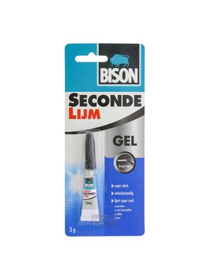 Bison Secondelijm gel 3gr