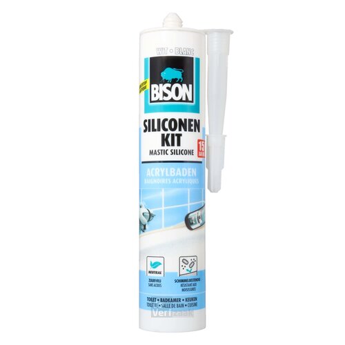 Bison Bison siliconenkit acrylbaden 310ml