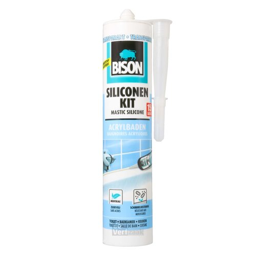 Bison Bison siliconenkit acrylbaden 310ml