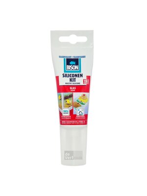 Bison Siliconenkit glas 60ml