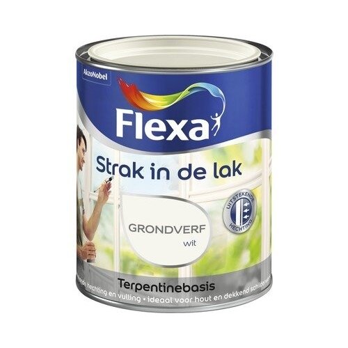 Flexa Strak in de Lak Grondlak Buiten - Wit