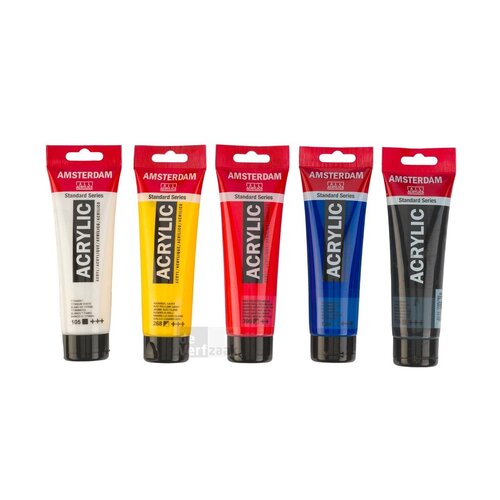 Amsterdam Acrylverf Mengset 5x120 ml Amsterdam Acrylverf Mengset 5x120 ml