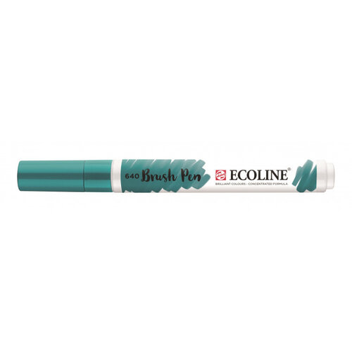 Royal Talens Ecoline Brushpen Blauwgroen Royal Talens Ecoline Brushpen Blauwgroen