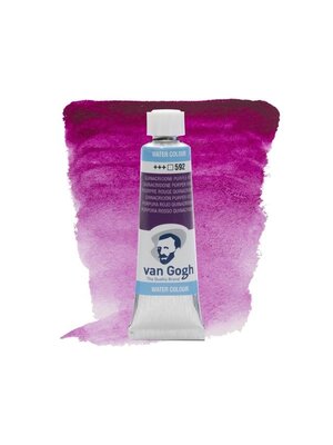 Van Gogh Aquarelverf - tube - Quinacridone Purper Rood 592 Van Gogh Aquarelverf - tube - Quinacridone Purper Rood 592