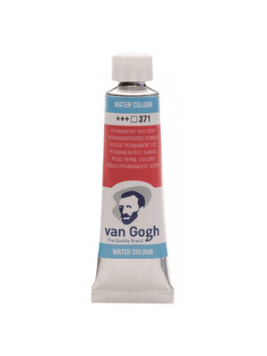 Van Gogh Aquarelverf - tube - Permanentrood Donker 371 Van Gogh Aquarelverf - tube - Permanentrood Donker 371