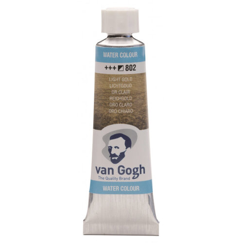 Van Gogh Van Gogh Aquarelverf Tube 10 ml Lichtgoud Van Gogh Van Gogh Aquarelverf Tube 10 ml Lichtgoud