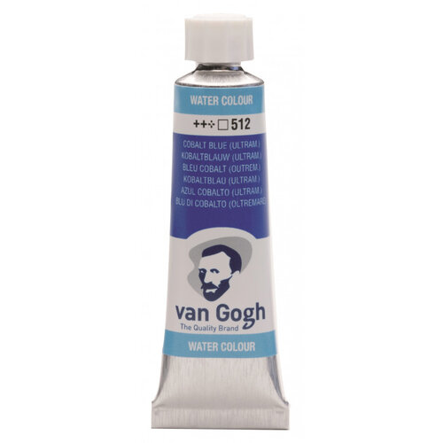 Van Gogh Van Gogh Aquarelverf Tube 10 ml Kobaltblauw Ultramarijn Van Gogh Van Gogh Aquarelverf Tube 10 ml Kobaltblauw Ultramarijn