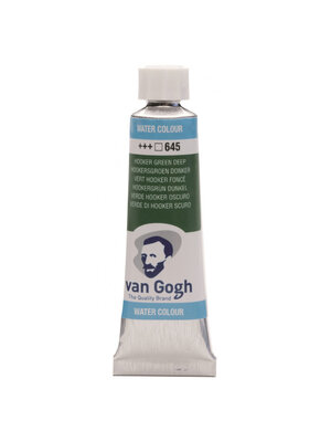 Van Gogh Aquarelverf - tube - Hookersgroen Donker 645 Van Gogh Aquarelverf - tube - Hookersgroen Donker 645