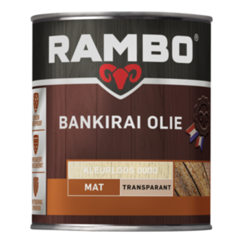 Rambo Bankirai Olie Transparant Rambo Bankirai Olie Transparant