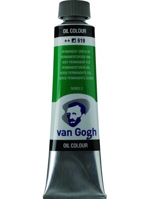 Van Gogh Olieverf - 40 ml - Permanent Groen Donker 619 Van Gogh Olieverf - 40 ml - Permanent Groen Donker 619