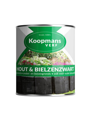 Koopmans Hout & Bielzenzwart 2,5 liter Koopmans Hout & Bielzenzwart 2,5 liter