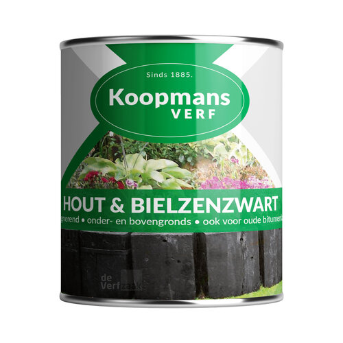 Koopmans Hout & Bielzenzwart 2,5 liter Koopmans Hout & Bielzenzwart 2,5 liter