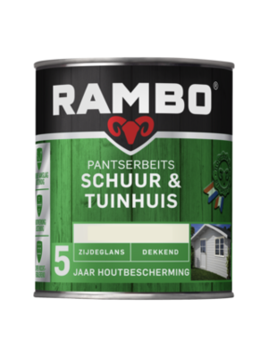 Rambo Pantserbeits Schuur & Tuinhuis Zijdeglans Dekkend - Bosgroen