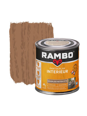 Rambo Pantserlak Interieur Transparant Zijdeglans - Vergrijsd noten