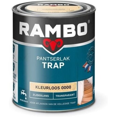 Rambo Pantserlak Trap Transparant Zijdeglans - Blank Rambo Pantserlak Trap Transparant Zijdeglans - Blank