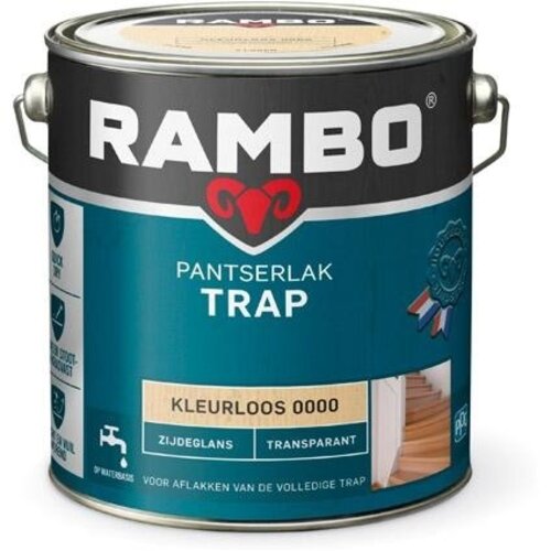 Rambo Pantserlak Trap Transparant Zijdeglans - Blank Rambo Pantserlak Trap Transparant Zijdeglans - Blank