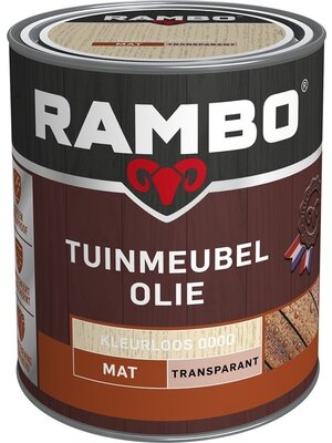 Rambo Tuinmeubel Olie Transparant - 750 ml Blank