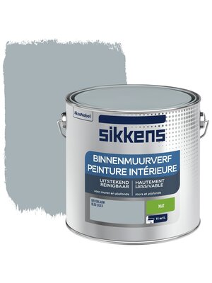 Sikkens Binnenmuurverf Mat - 2,5 liter Grijsblauw