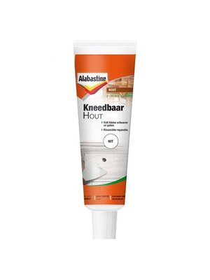 Alabastine Kneedbaar Hout - 75 gram Wit