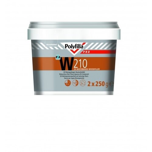 Polyfilla Pro W210 2k Houtvulmiddel - 500 gram Polyfilla Pro W210 2k Houtvulmiddel - 500 gram