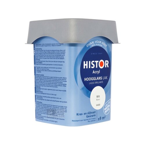 Histor Acryl Hoogglans Lak - Wit Histor Acryl Hoogglans Lak - Wit