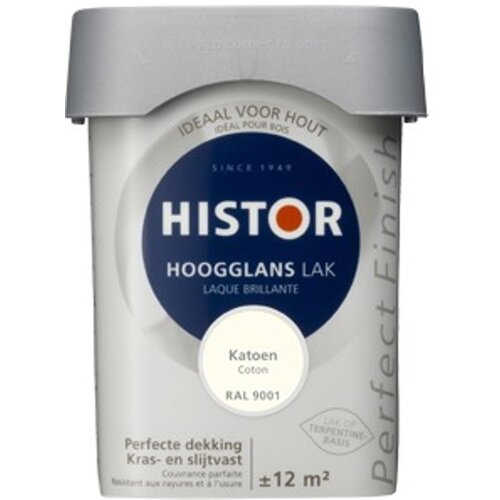 Histor Perfect Finish Hoogglans Lak - RAL 9001 Histor Perfect Finish Hoogglans Lak - RAL 9001