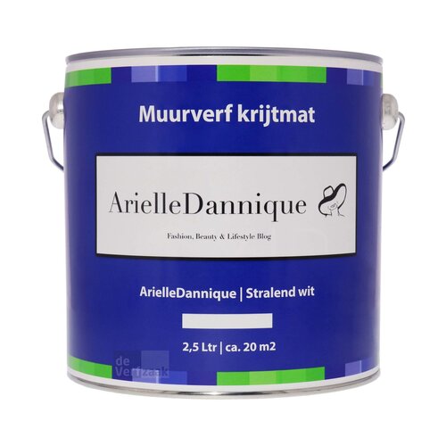 ArielleDannique Muurverf Krijtmat - 2,5 liter Stralend Wit ArielleDannique Muurverf Krijtmat - 2,5 liter Stralend Wit