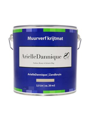 ArielleDannique Muurverf Krijtmat - 2,5 liter Zandbruin