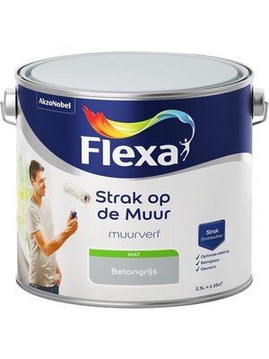 Flexa Strak op de Muur Muurverf - Mat - 2,5 liter - Beton