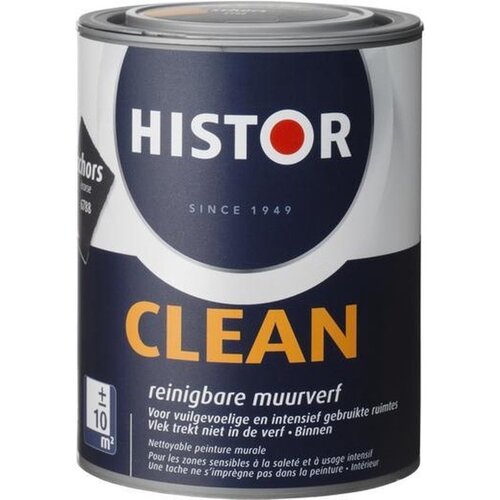 Histor Clean Muurverf - 1 liter - Schors Histor Clean Muurverf - 1 liter - Schors