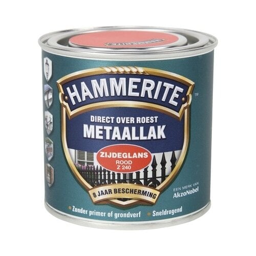 Hammerite Metaallak Direct over Roest Zijdeglans - Z218 Grijs