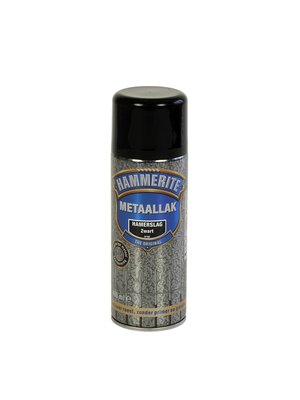 Hammerite Metaallak Direct over Roest Hamerslag Spuitbus - 400 ml H160 Zwart