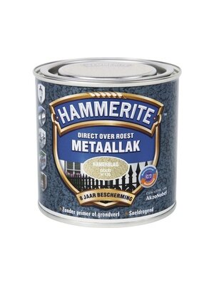 Hammerite Metaallak Direct over Roest Hamerslag - H170 Goud