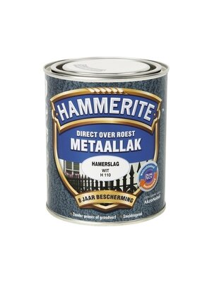 Hammerite Metaallak Direct over Roest Hamerslag - H110 Wit