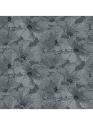 Dutch Wallcoverings Behang Annuell Hibiscus Blauw 11002
